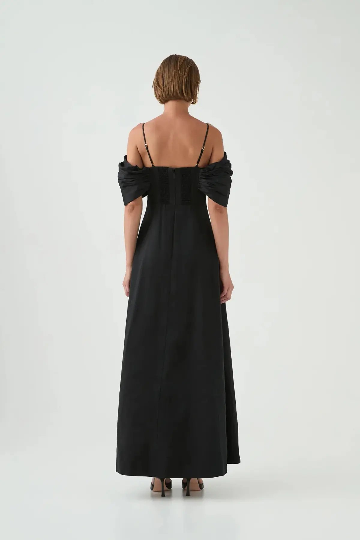 Aje Scarlett Gown Black Size 8 photo 4
