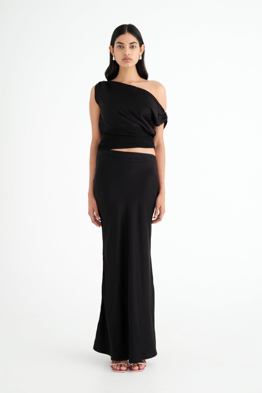 Benni Tessa Off Shoulder Dress - Black photo 2