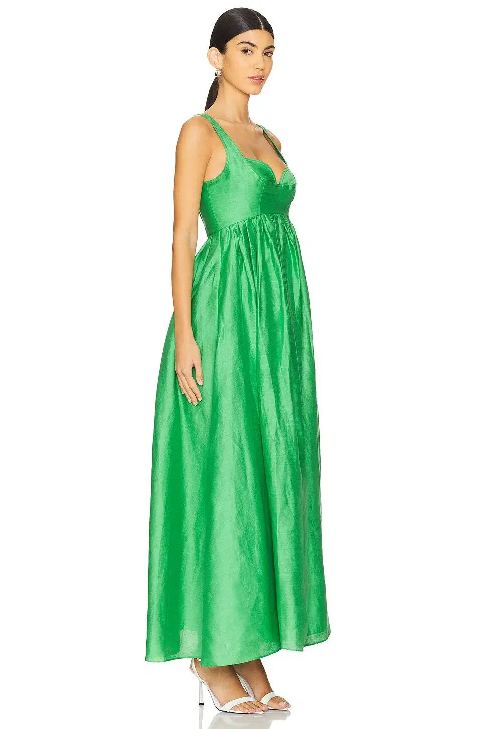 Acler Sandgate Maxi Dress Shamrock Green Size AU 12 photo 2