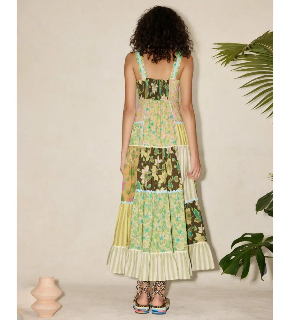 Alemais Winnie Spliced Midi Dress Floral Size AU 12 photo 4