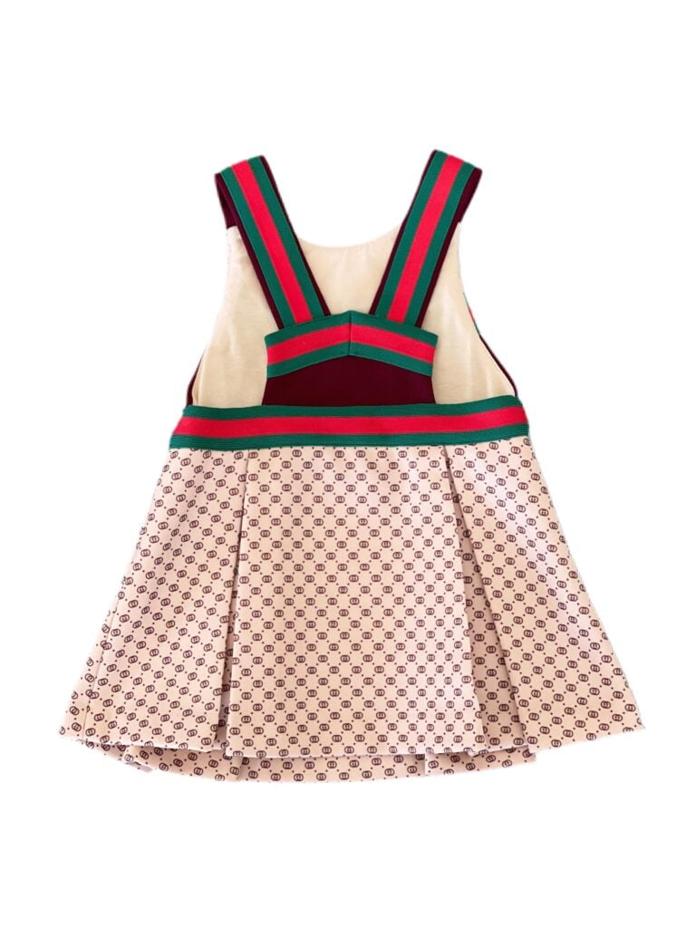 Gucci Iconic Logo Stripes Sleeveless GG Dress photo 2