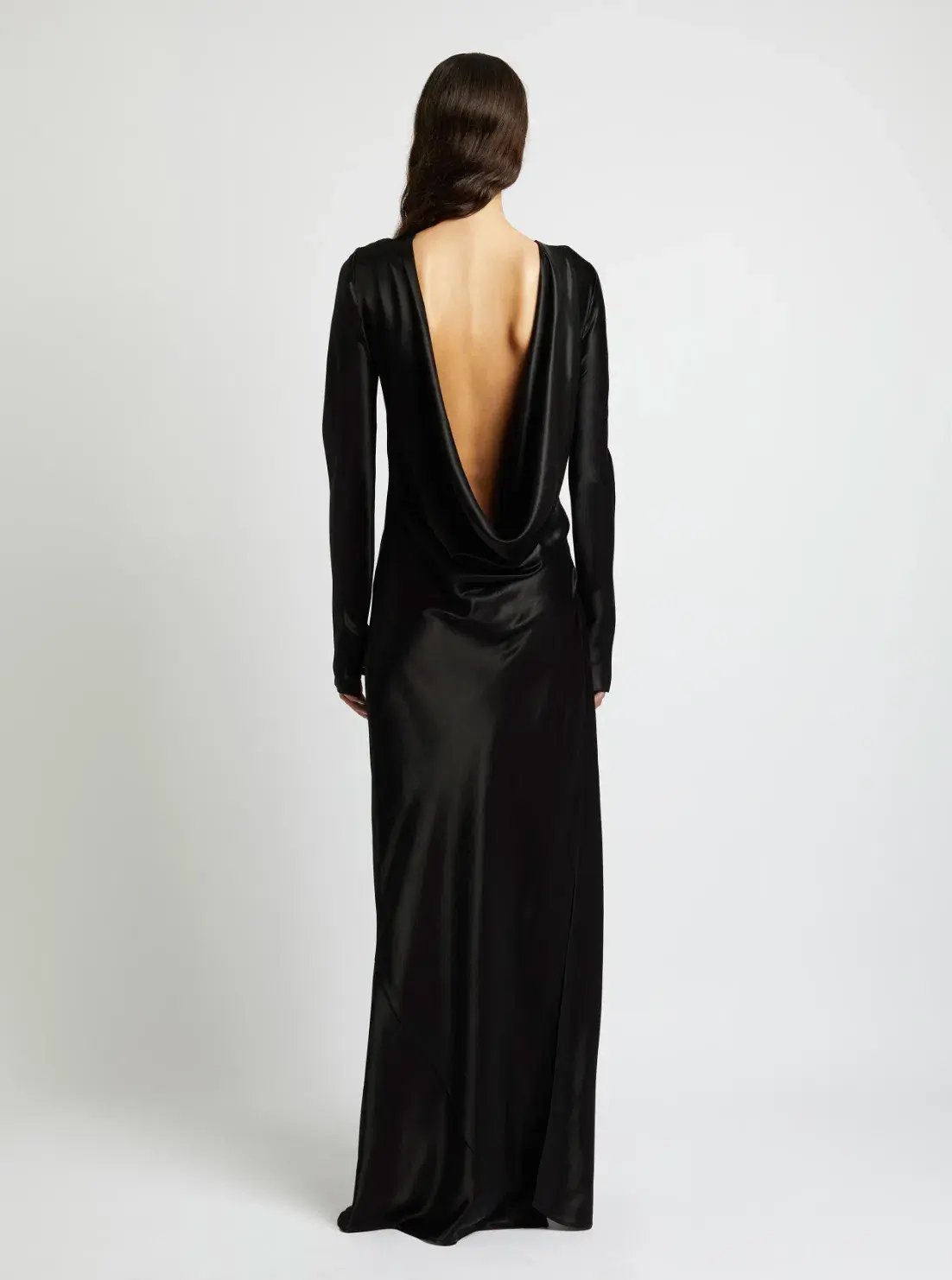 Christopher Esber Palladium Long Sleeve Tuck Dress Black Size 8 photo 3