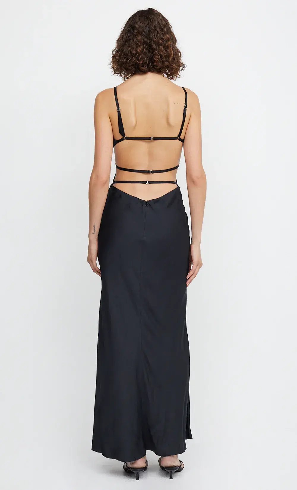 Bec & Bridge Diamond Days Strap Maxi Dress Black Size S / AU 8 photo 4