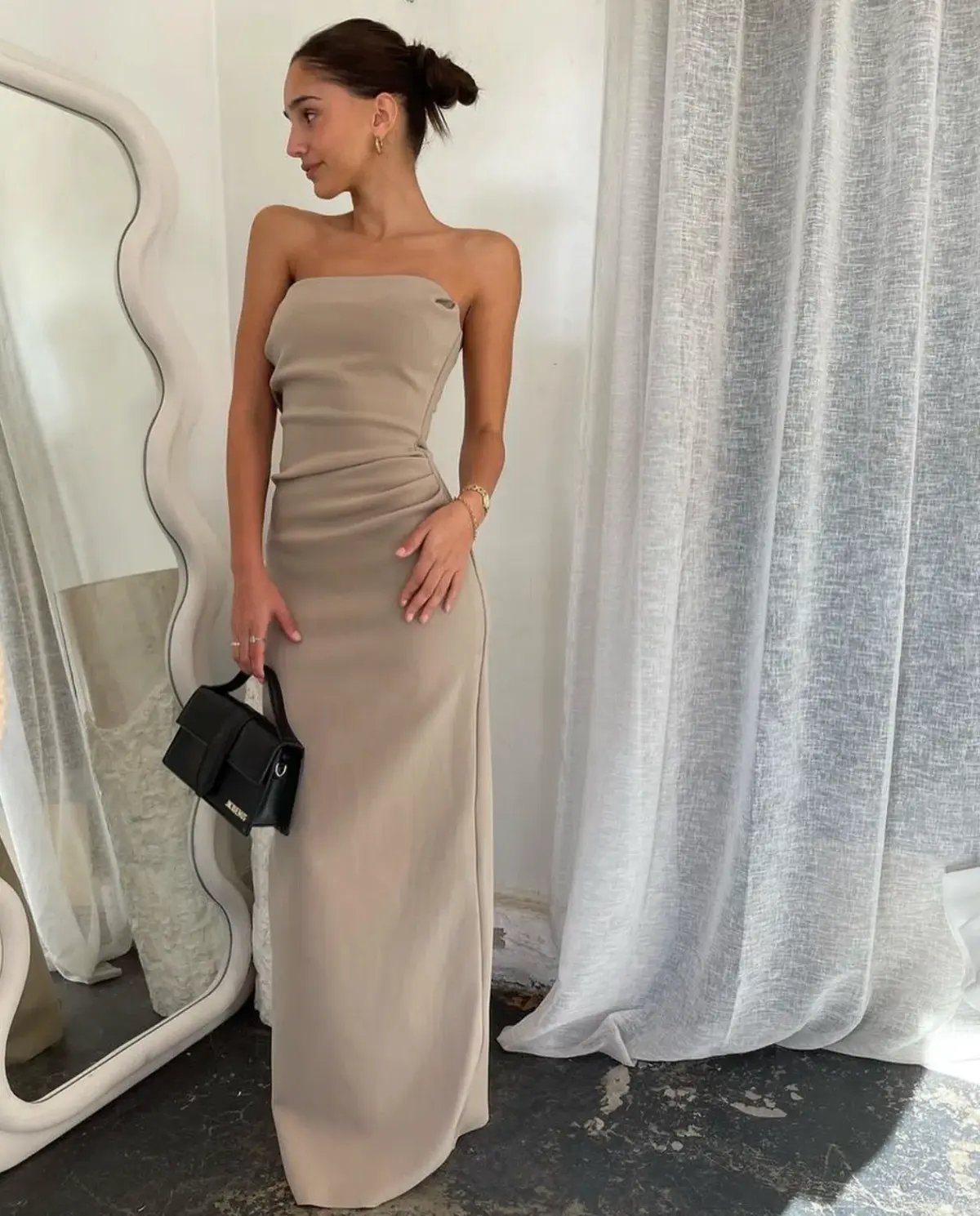 TOJHÀ Desiree Dress in Stone Size 6 photo 5