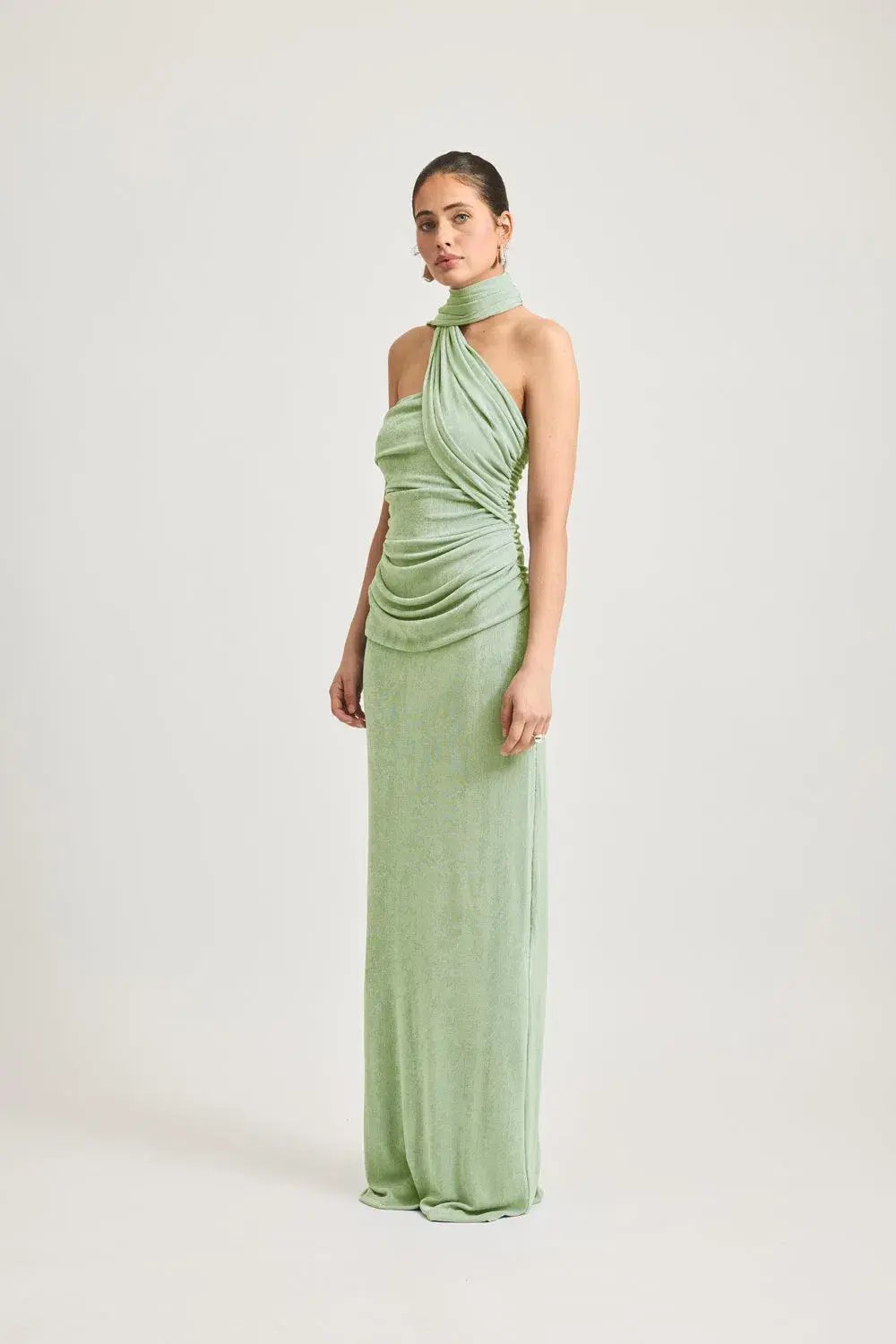 Tojha Iesha Dress Matcha Green Maxi Size AU 6 photo 2