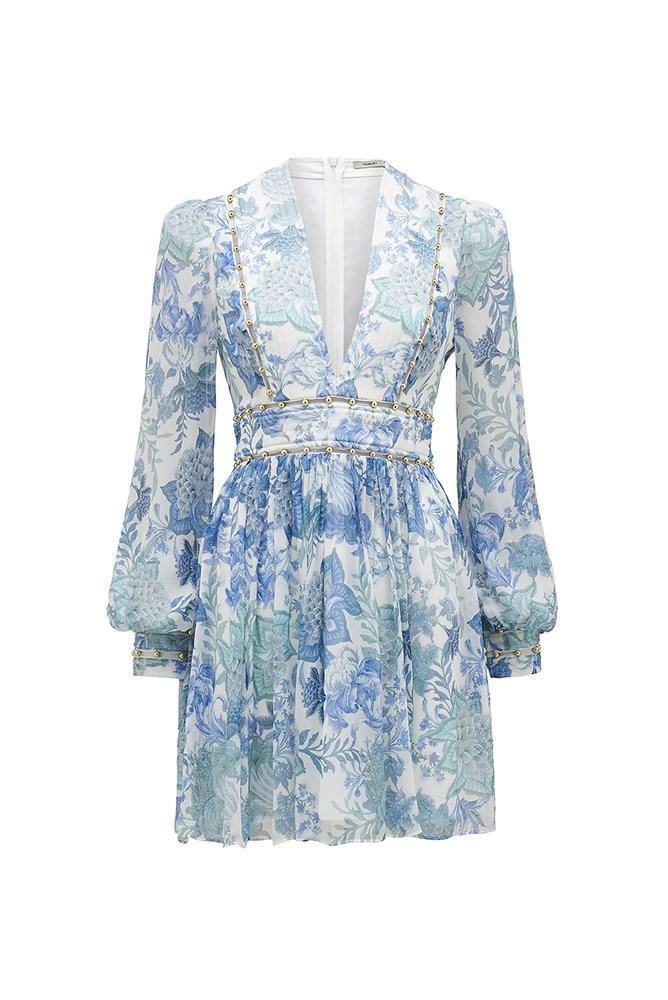 Thurley Cleo Dress Blue Size 8 photo 3