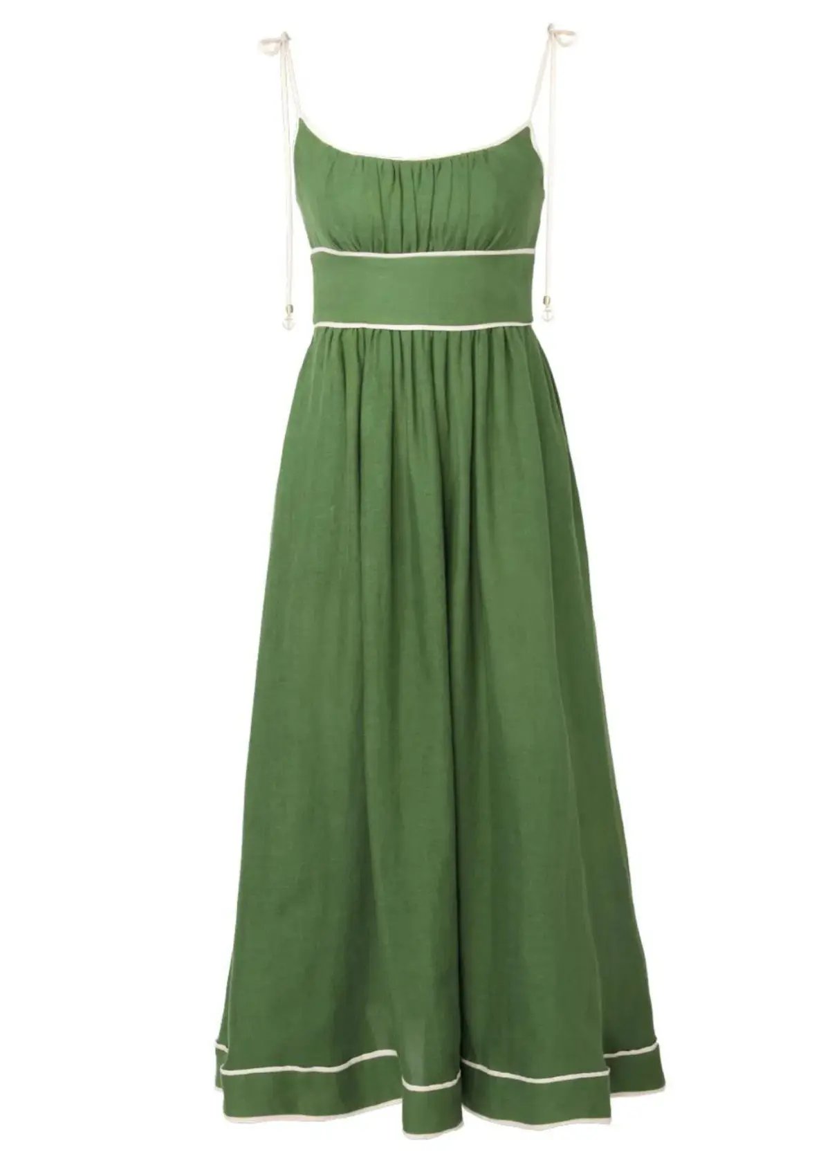 Zimmermann Alight Picnic Dress Size Dark Green 1 / AU 10 photo 5