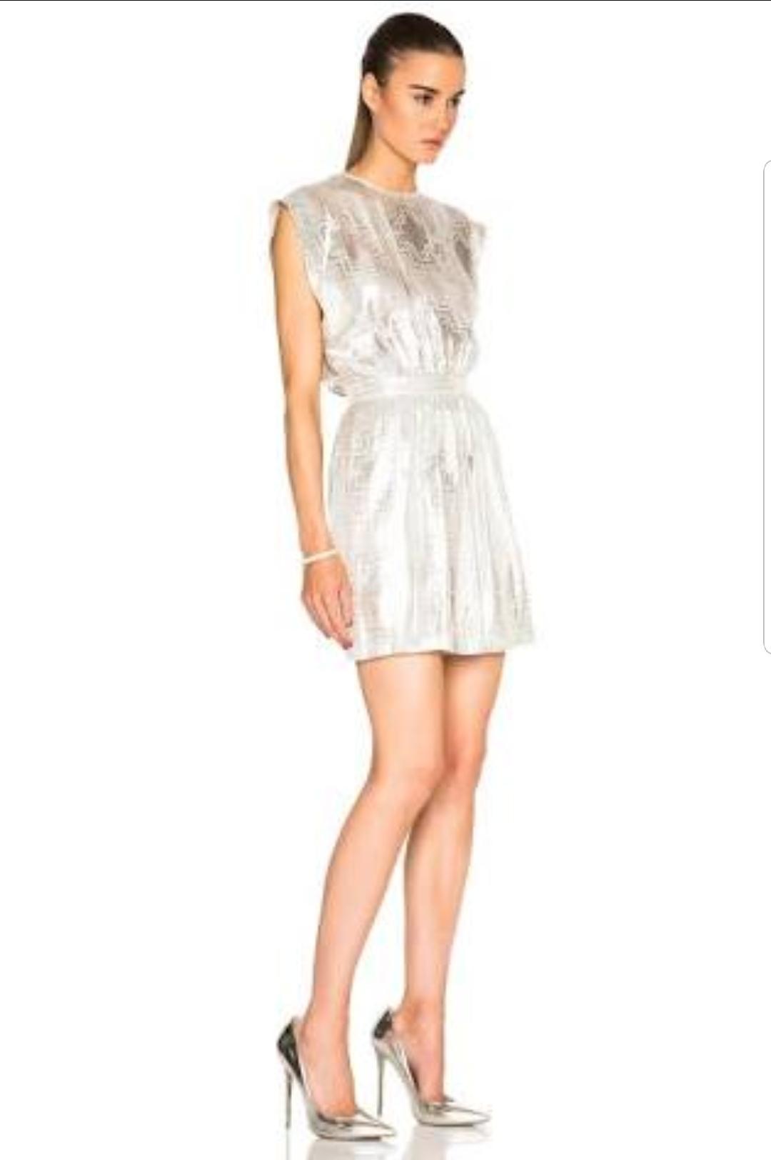 Sass & Bide Sega Sega Dress in Metallic Silver size 8 photo 6