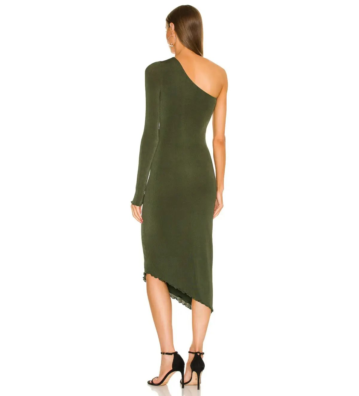 Lovers + Friends Sienne Midi Dress Green Size AU 10 photo 3