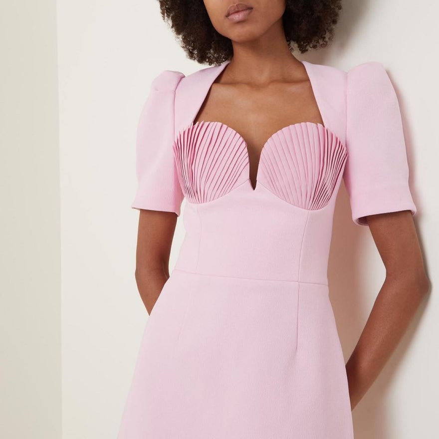 Rebecca Vallance Jenna Short Sleeve Mini Dress Pink photo 4
