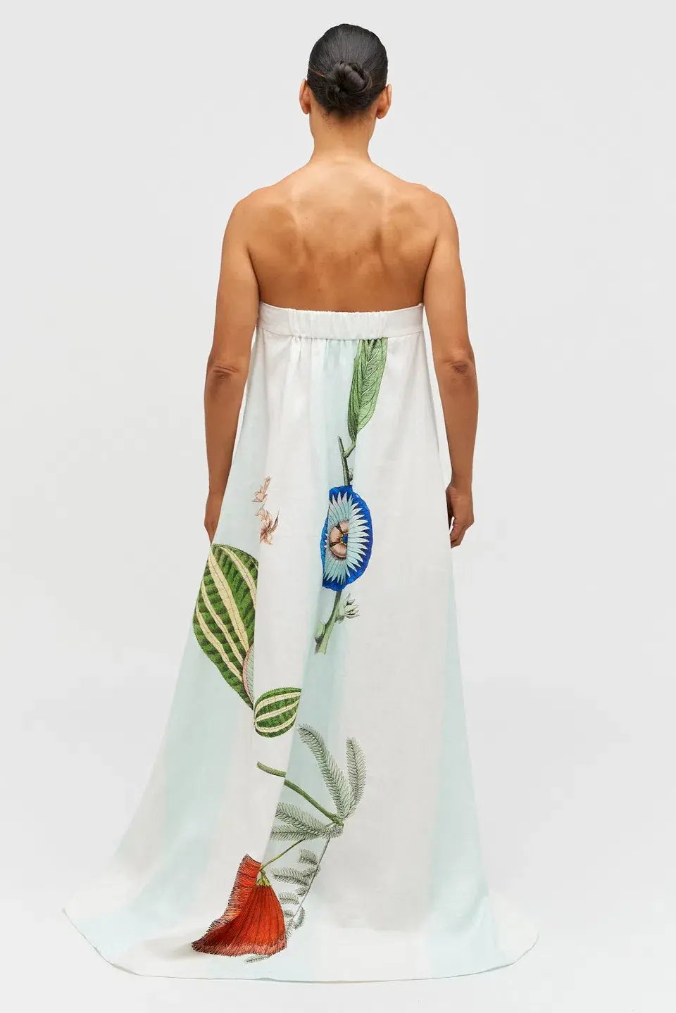 Oroton Grand Floral Gown Print Size 8 photo 2