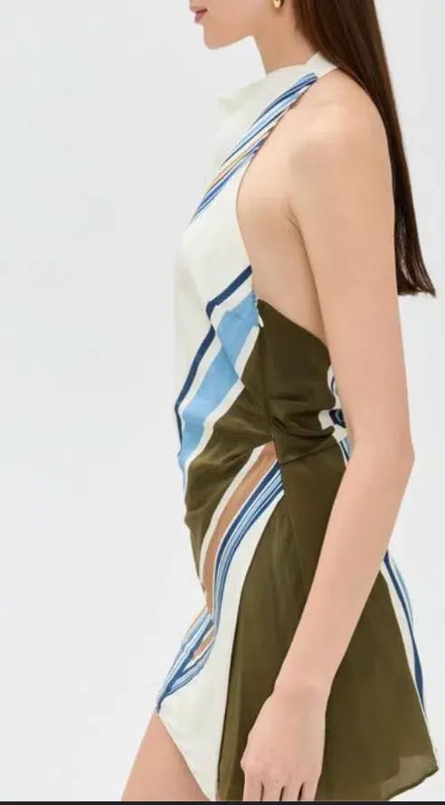 Sir the Label Thistle Halter Mini Dress photo 3