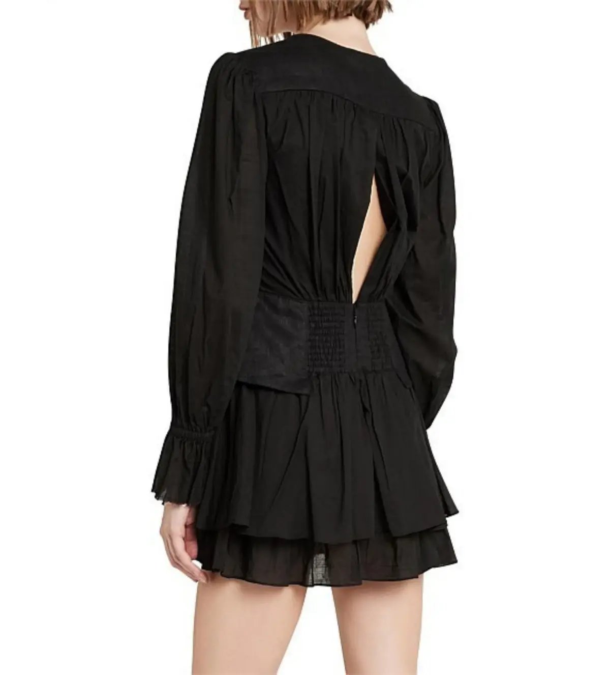 Aje Hanneli Mini Dress Black Size 6 photo 2