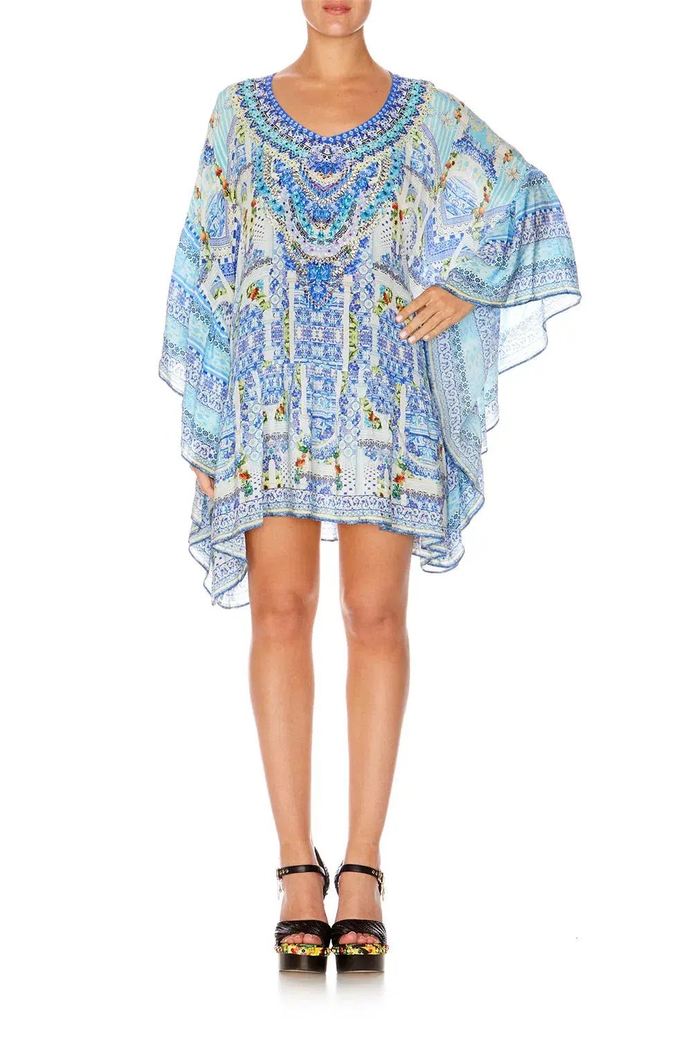 Camilla A Night To Remember Gathered Hem Short Dress Beaded One Size photo 4
