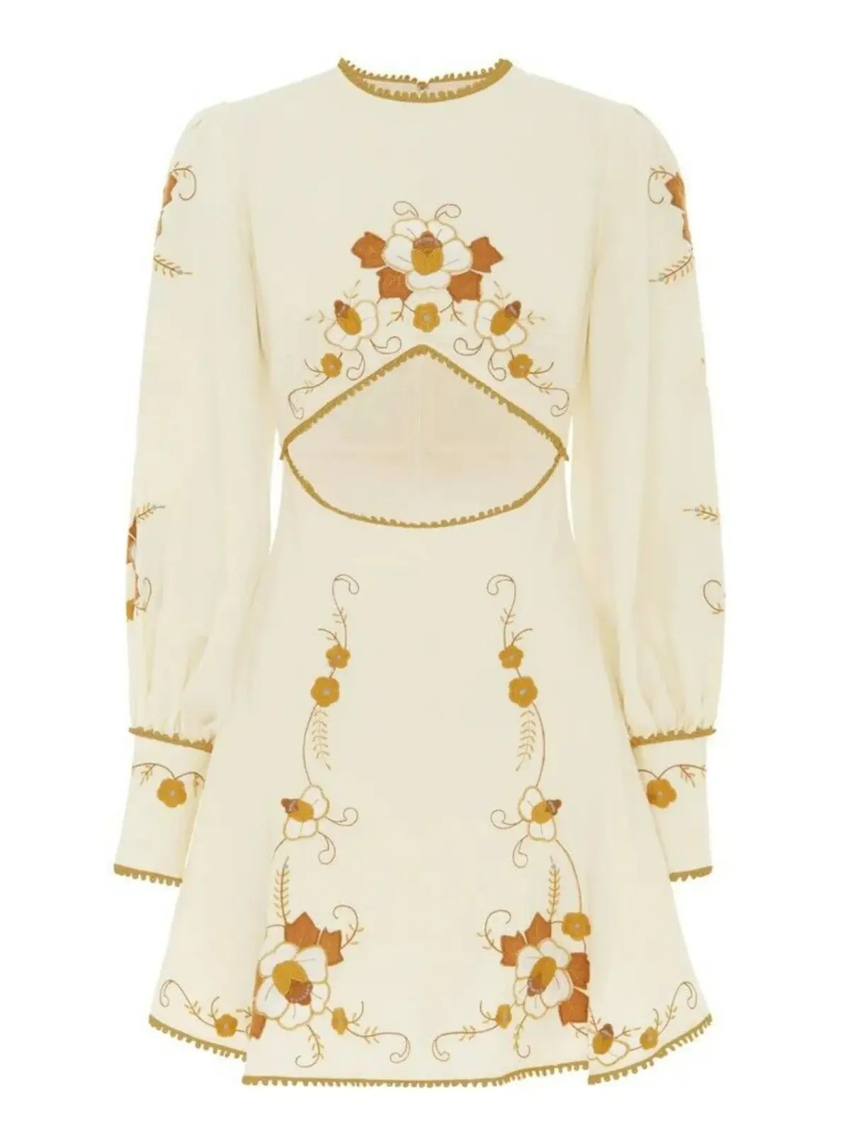 Alice McCall Lera Mini Dress Vanilla Bean Size AU 10 photo 5