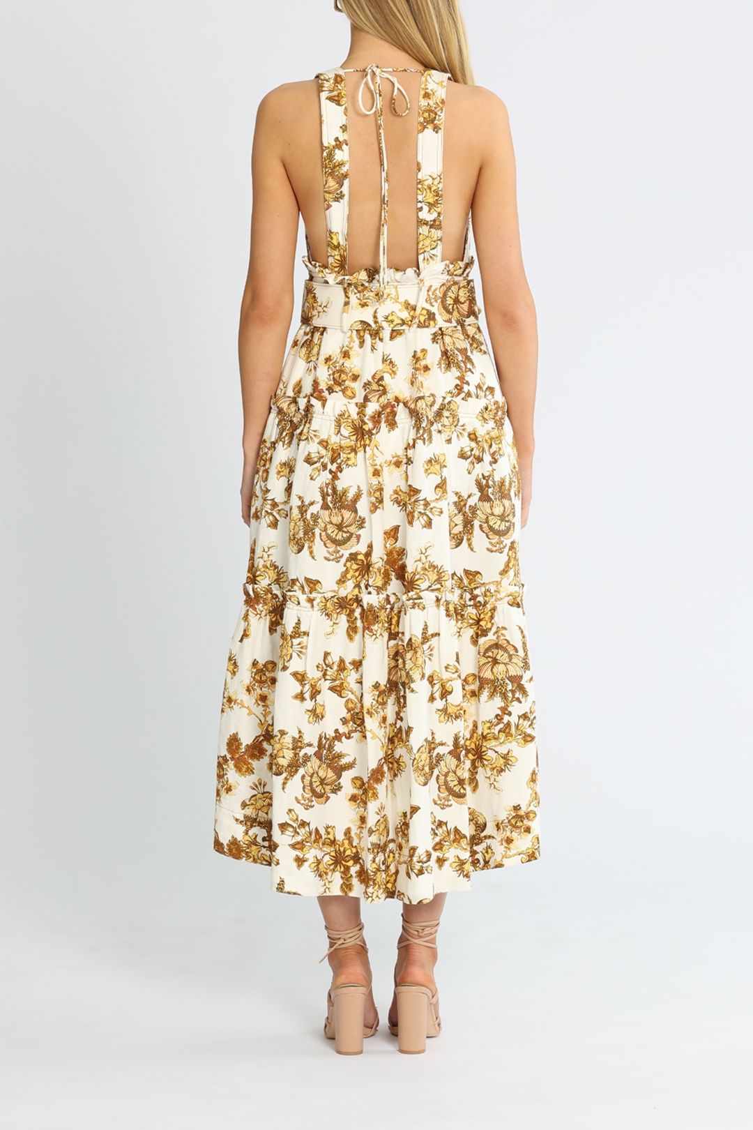 Bella Tiered Midi Dress photo 3