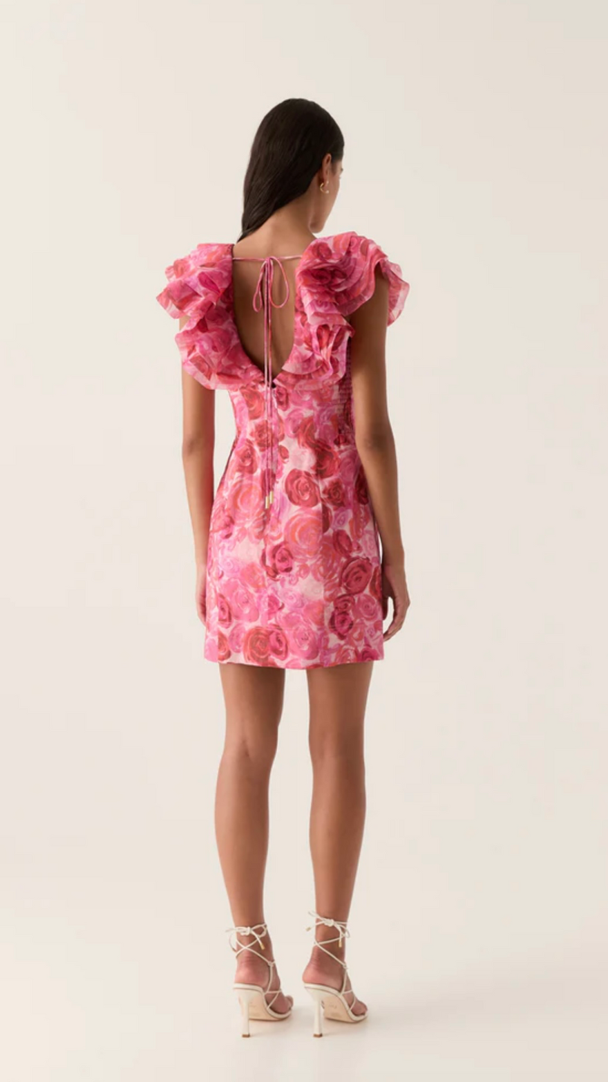 AJE Charmed Plunge Mini Dress photo 2