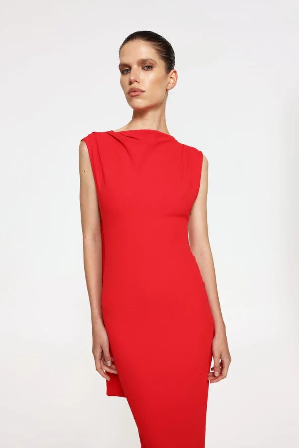 EFFIE KATS AUDREY GOWN - CHERRY RED photo 5