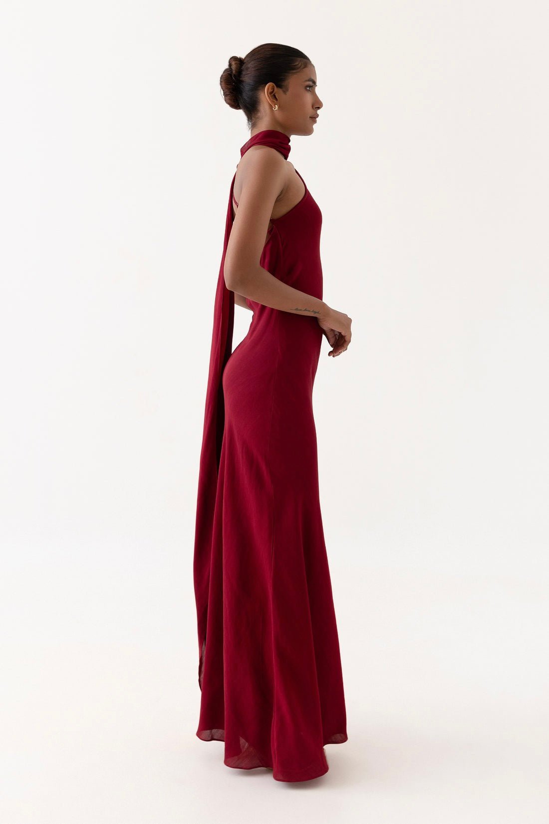 SUMMER AWAY ROSARIO DRESS - SANGRIA photo 2