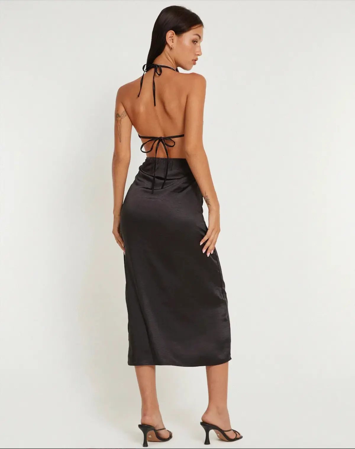 Maurie & Eve Apache Dress Black Midi Size AU 8 photo 3