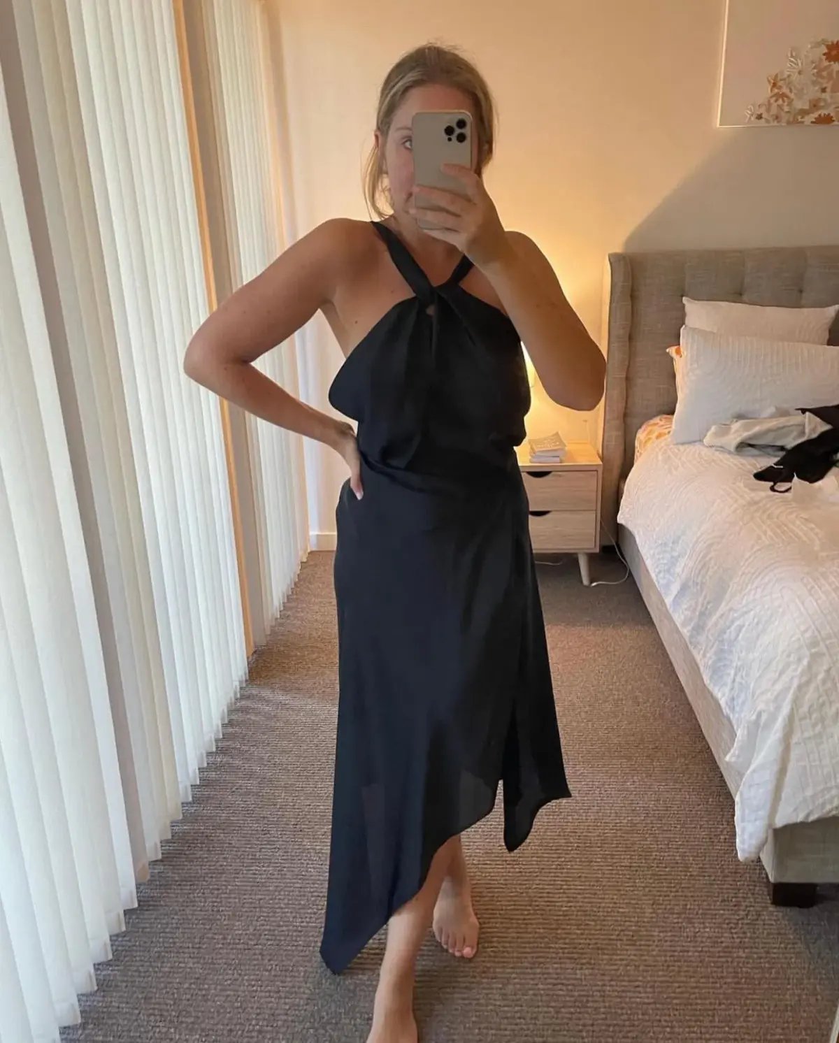 One Fell Swoop Audrey Dress Black Air Po Size 10 photo 4