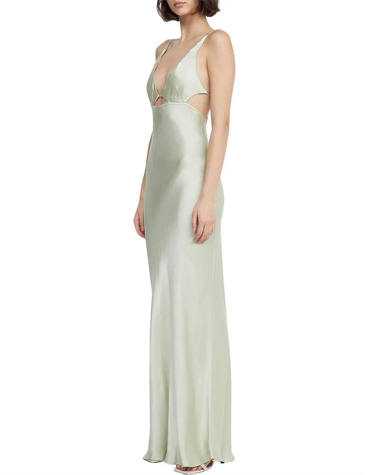 Bec & Bridge Indi Strappy Maxi Dress Honeydew Size 12 photo 3