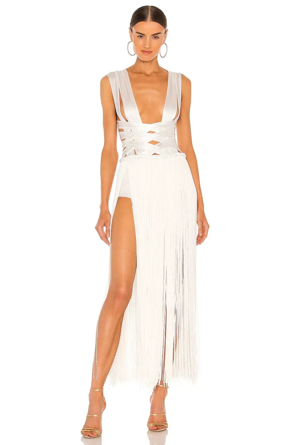 Bronx and Banco Issa Blanc Gown White Size XXS / AU 4 photo 5