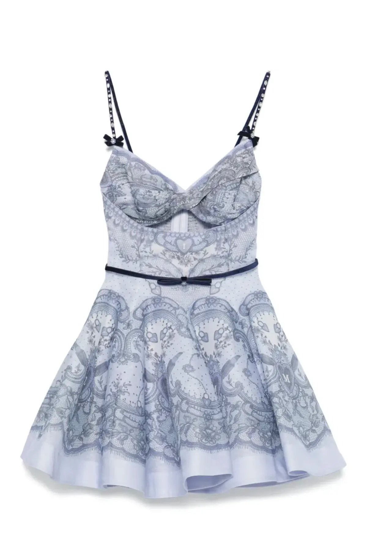 Zimmermann Crush Twist Front Mini Dress Print Size 4 / Aus 16 photo 7