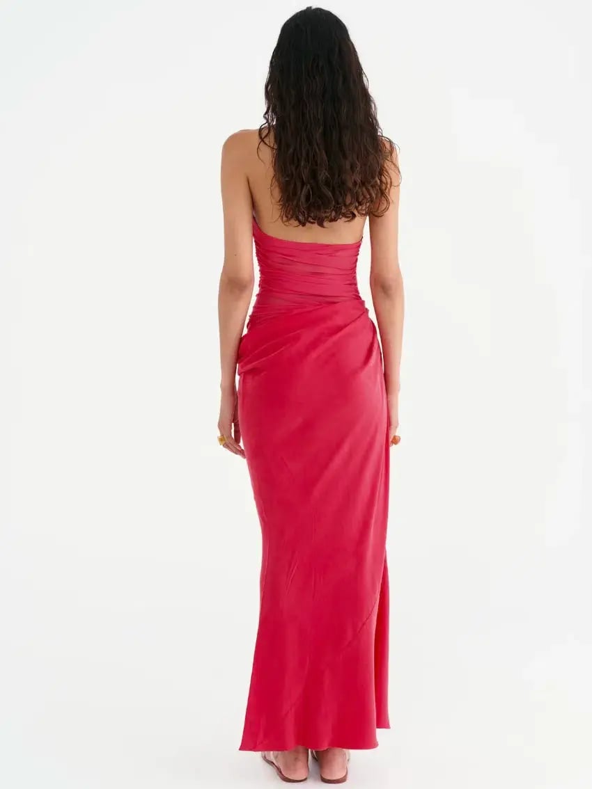 Benni Gina Maxi Dress Watermelon Size AU 6 photo 3