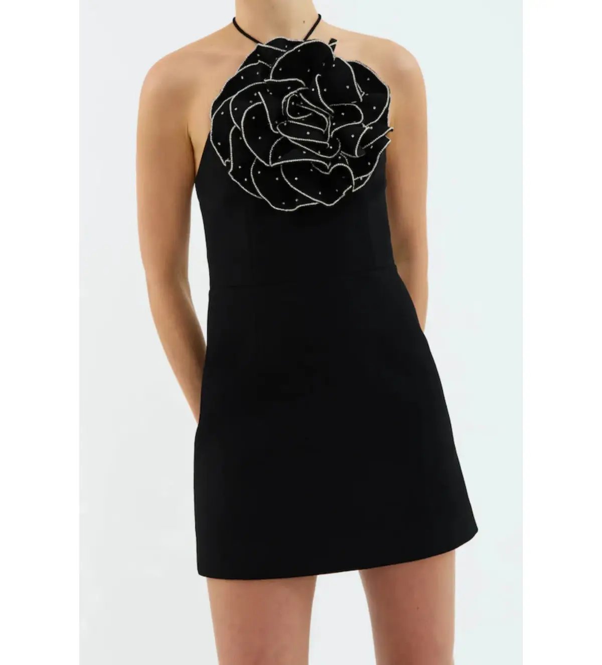 Rebecca Vallance Eliana Mini Dress Black Size AU 8 photo 9