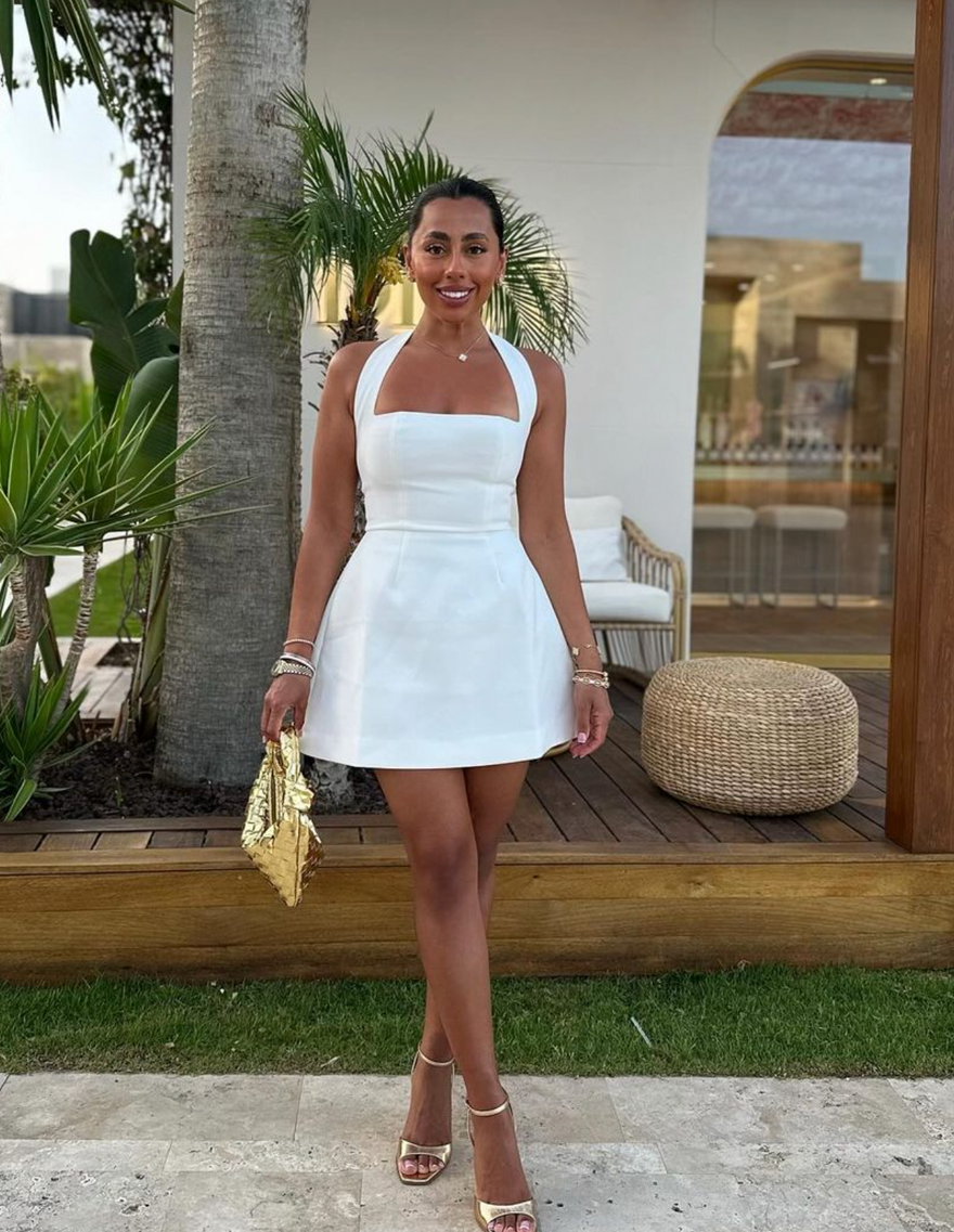 Odd Muse Ultimate Muse Structured Mini Dress White photo 2