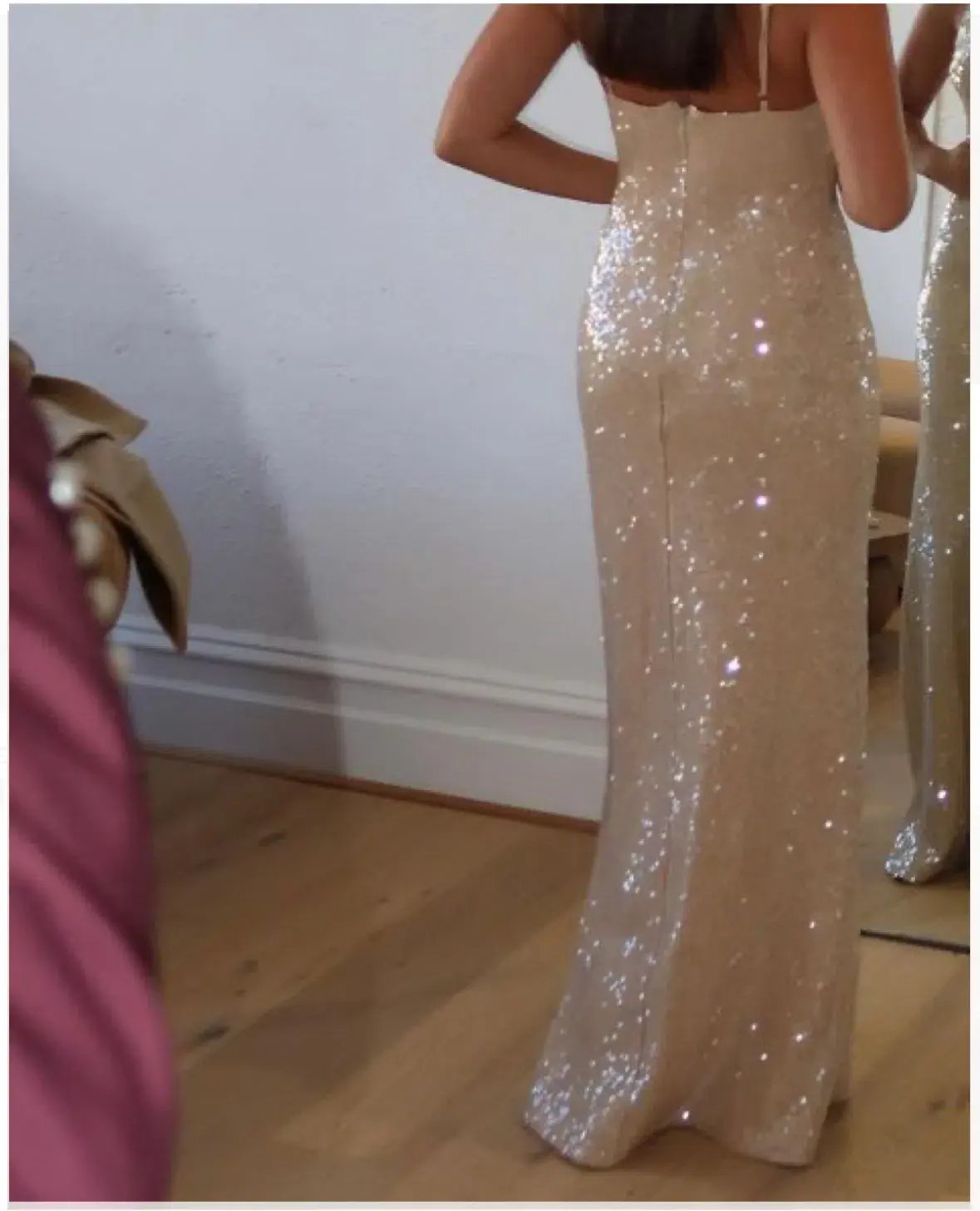 Manning Cartel  Light Angles Slip Dress Gold Size 8 photo 4
