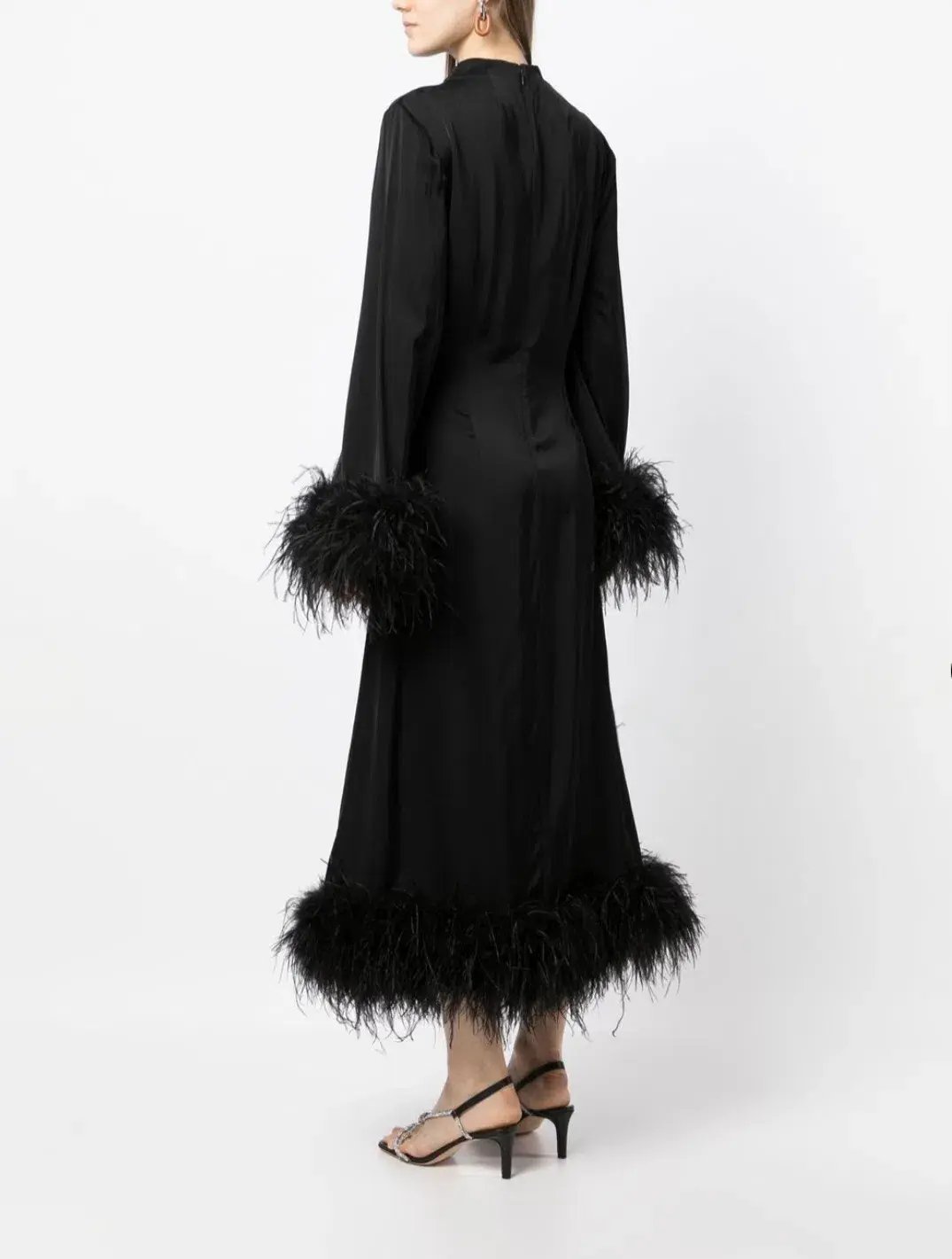 Rachel Gilbert Pietro Dress Black Size 1/AU8 photo 4