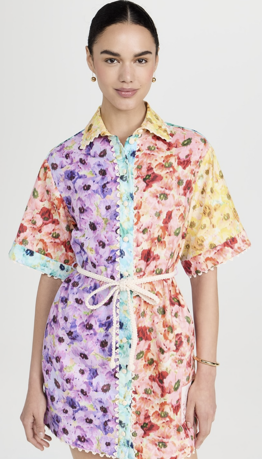 Zimmermann Lightburst Trimmed Shirt Dress photo 2