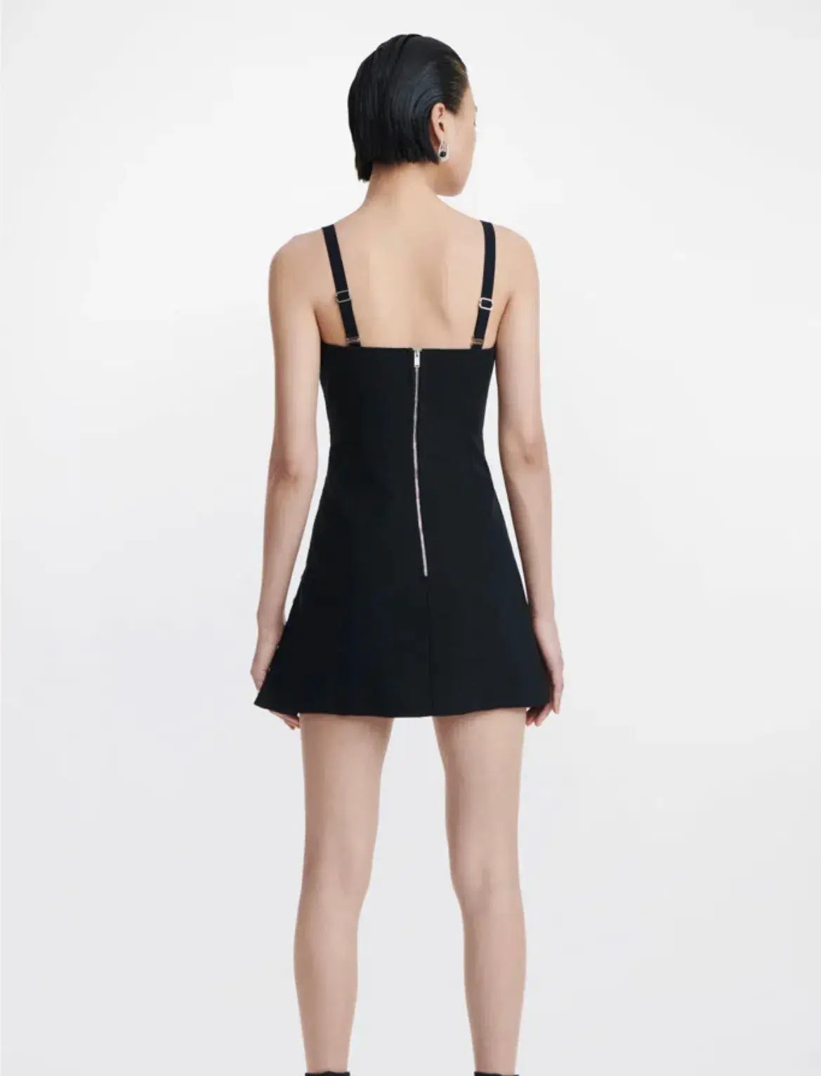 Dion Lee Hook Eye Pocket Dress Black Size 10 photo 3