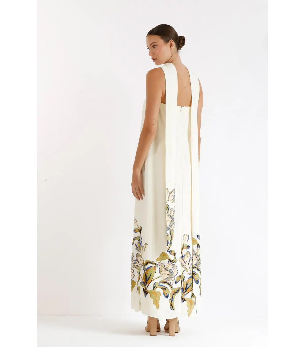 Pasduchas Celeste Column Midi Dress Multi Size Small / AU 8 photo 5