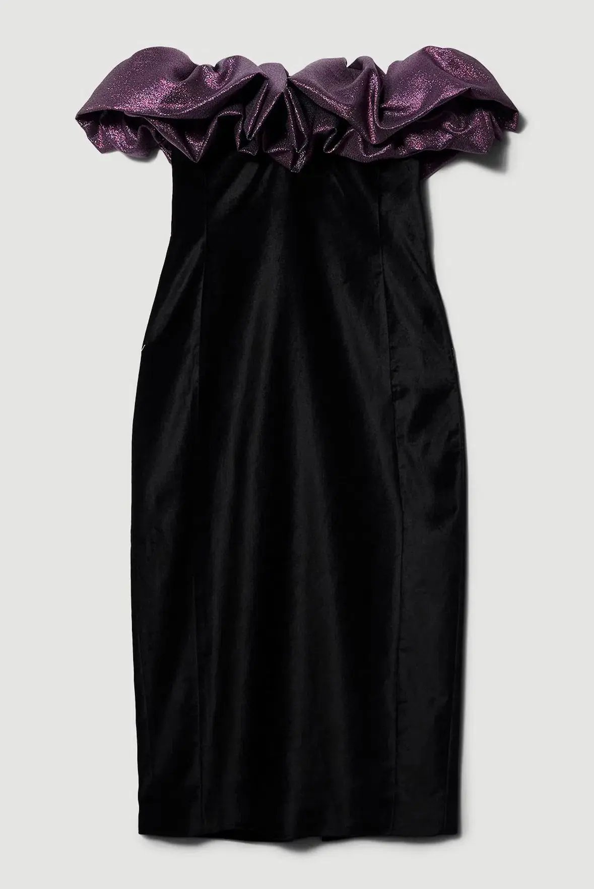 Karen Millen Jacquard Dress Black Size 10 photo 4