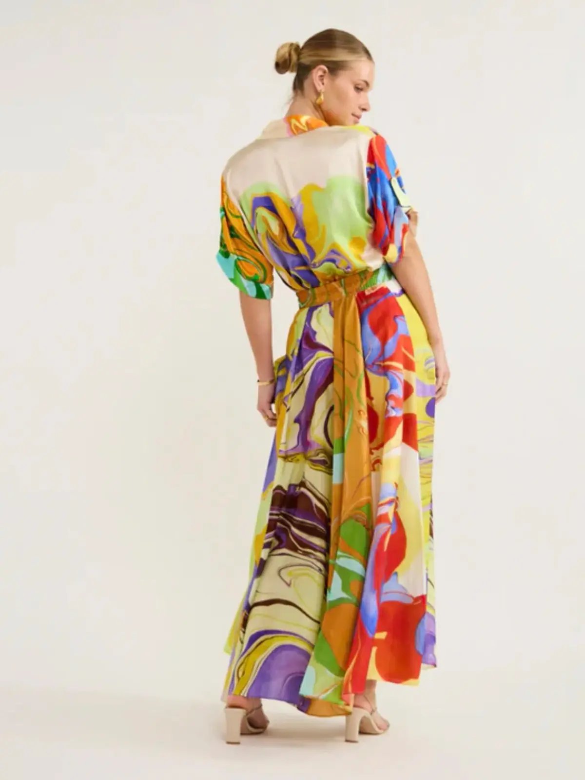 Alemais    Luca Silk Top Size 8  and Skirt Size 10 Set  Multi photo 3