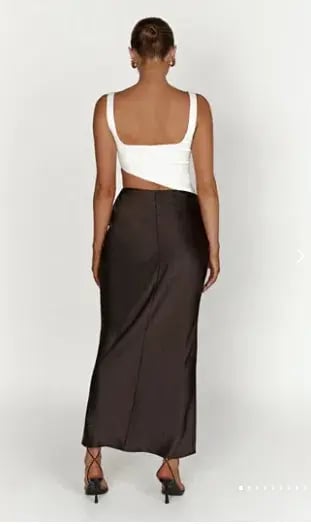 MESHKI Gianna Two Toned Maxi Dress Size M/Au 10 photo 2