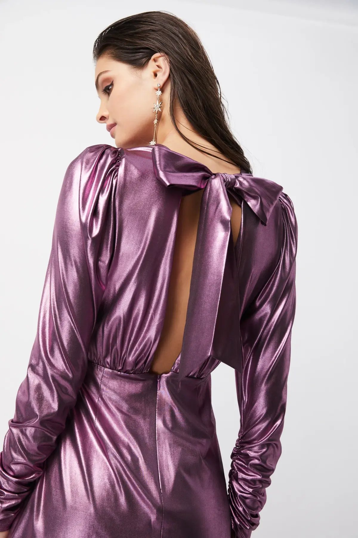 Elliatt Avalee Dress Purple Size 6 photo 4