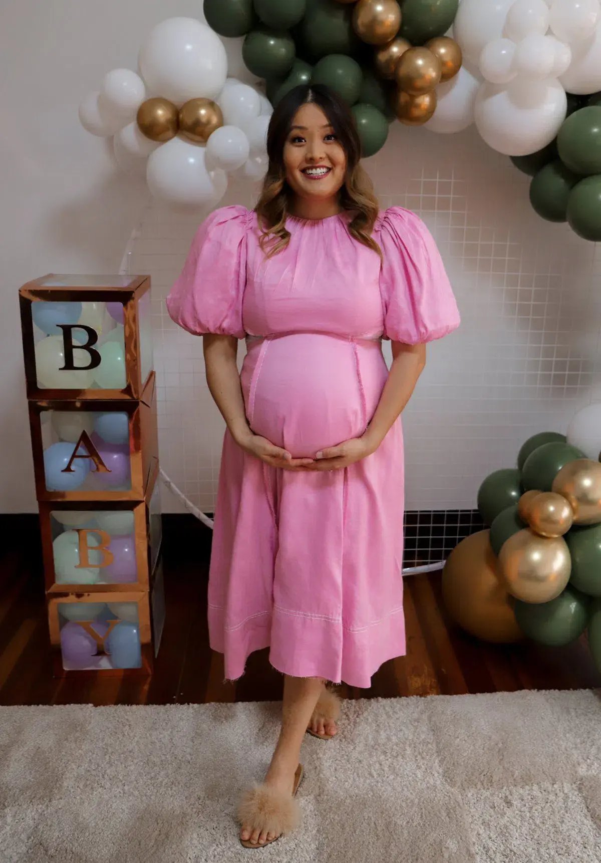 AJE - Serendipity Dress Pink - Size 10 photo 6