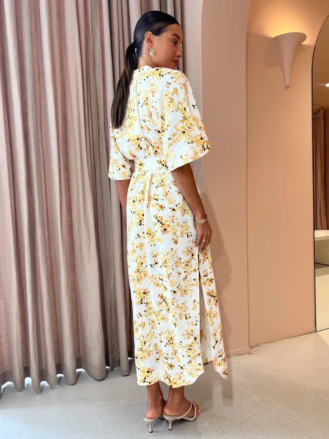 Significant Other Maia Midi Dress Floral Size 10 photo 6