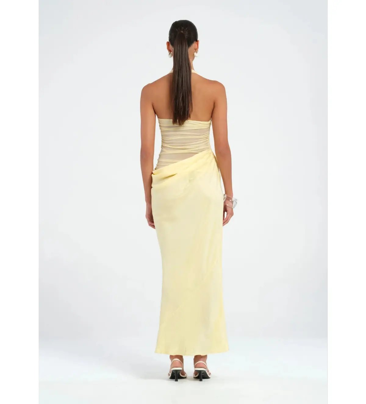 BENNI Gina Maxi Dress Butter Size 8 photo 3
