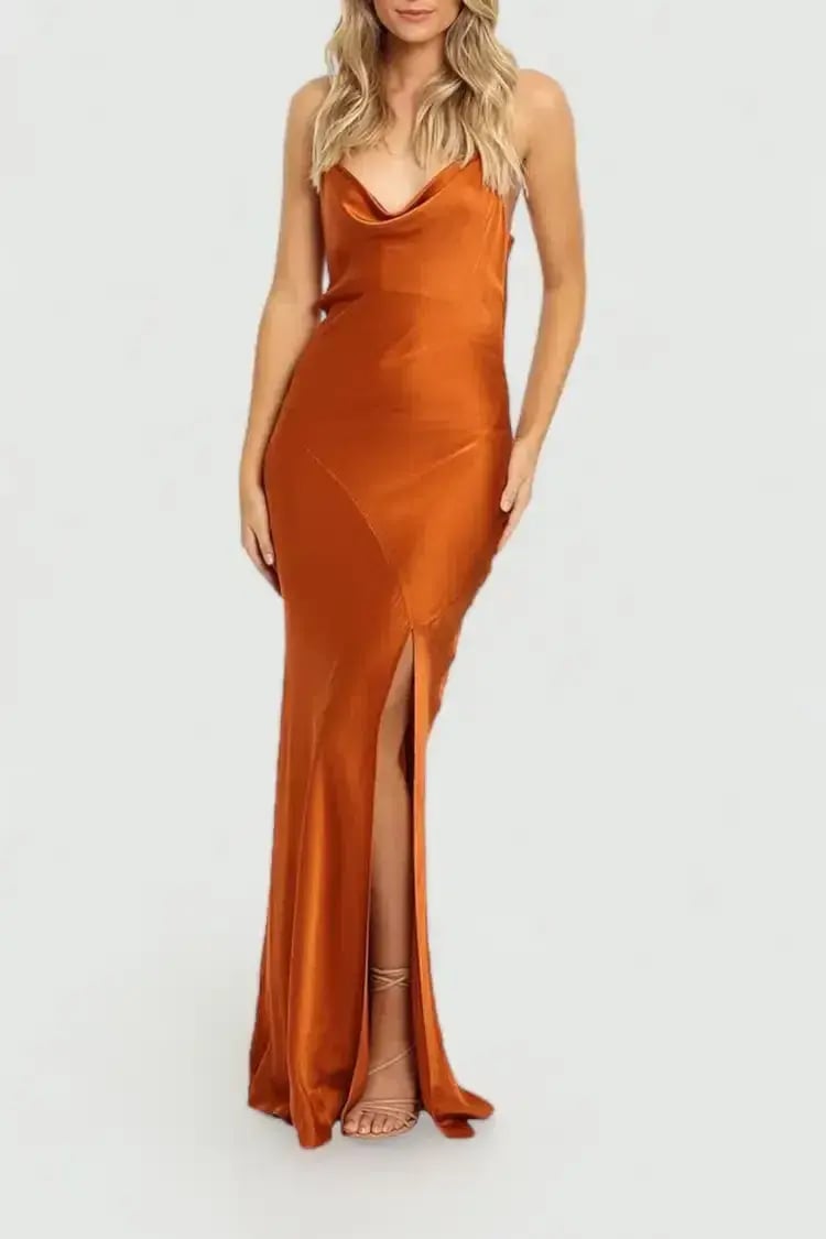 Nicholas Simone Dress in Copper Size 8 photo 2