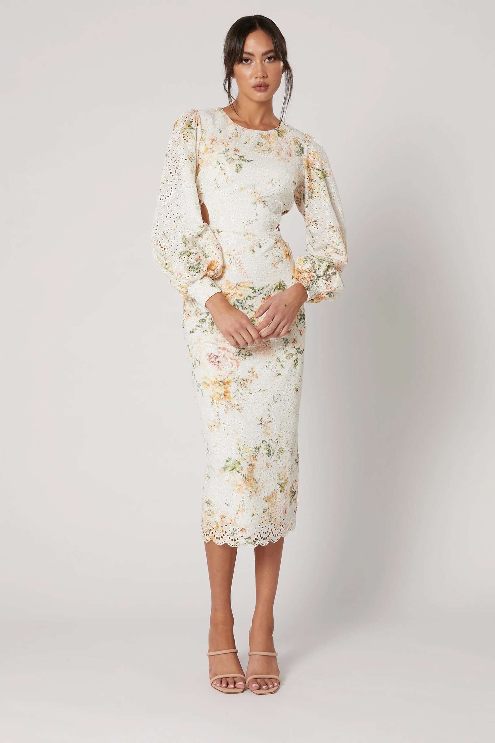WINONA LANTANA LACE UP DRESS - PRINT photo 3