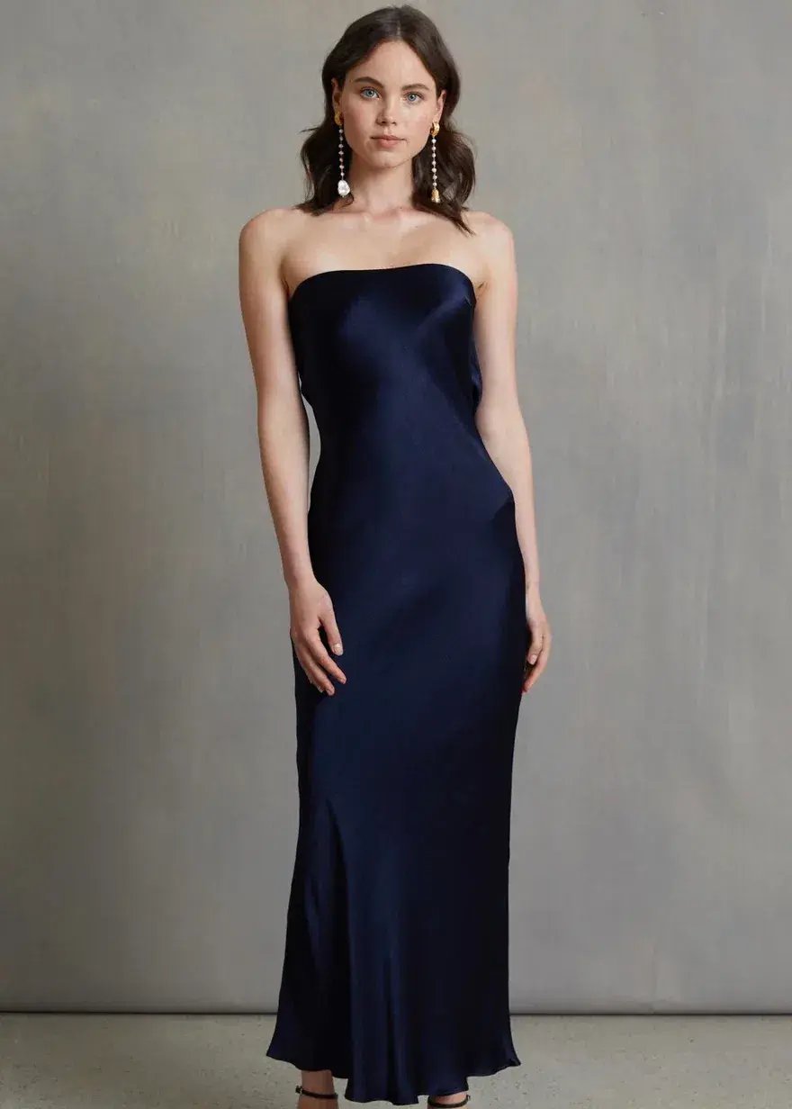 Bec & Bridge Moondance Dress Navy Size AU 6 photo 2