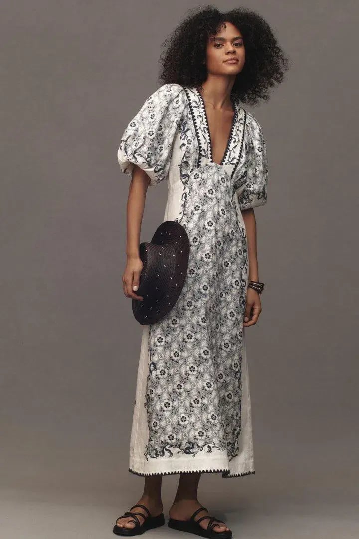 Alemais Airlie Midi Dress Floral Size 14 photo 4