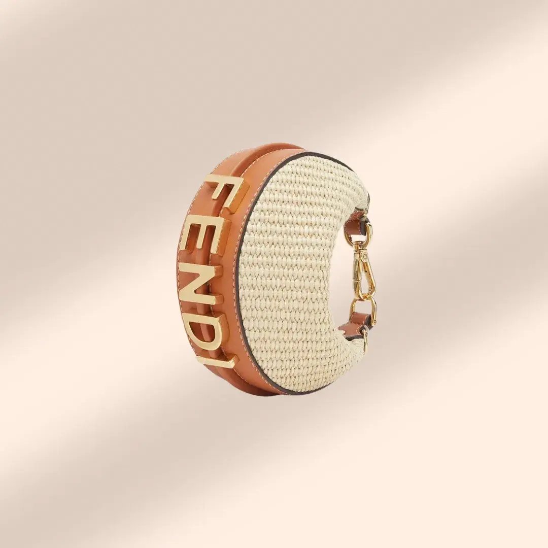 Fendi Nano Fendigraphy Natural Raffia photo 2