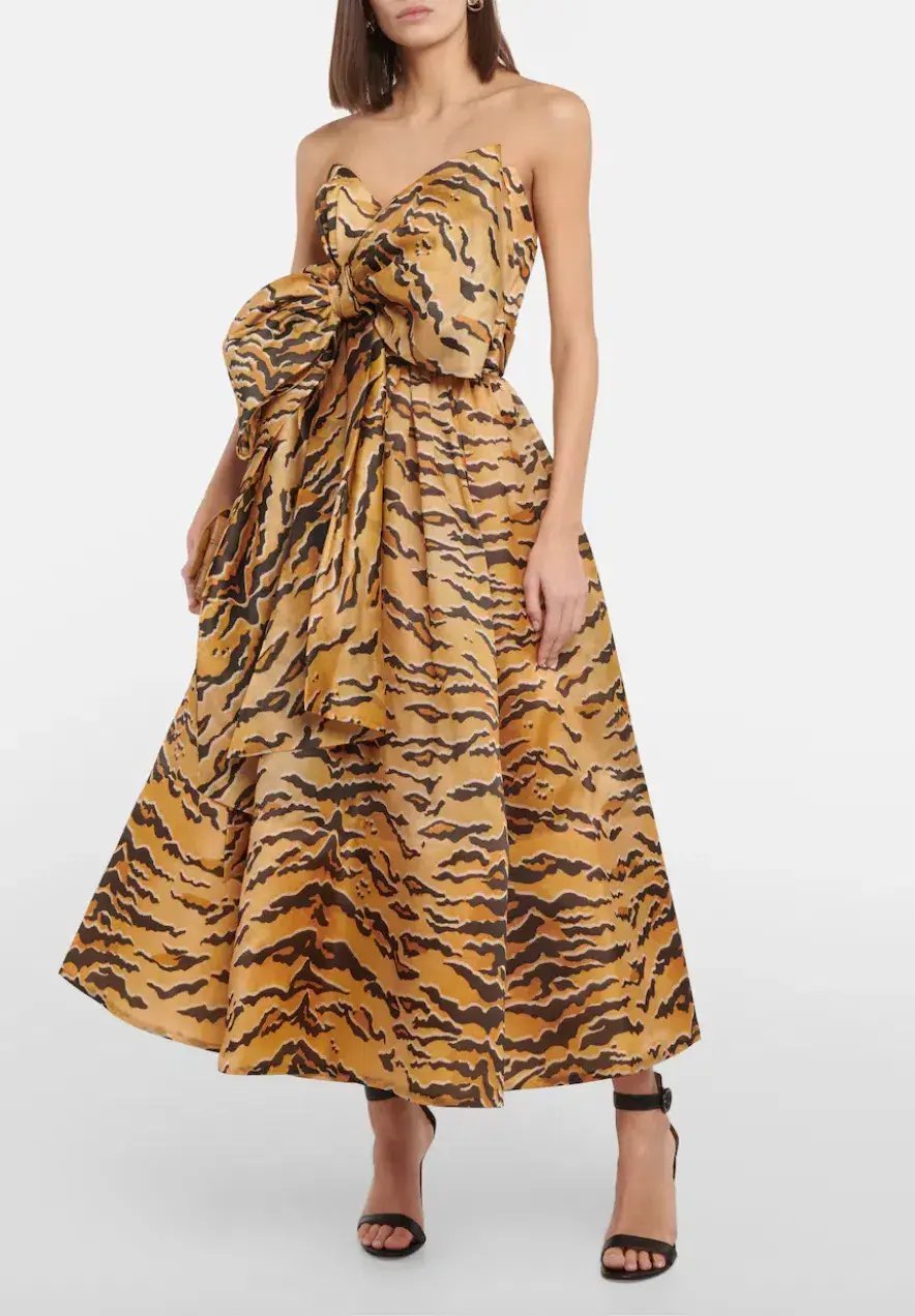 Zimmermann Matchmaker animal-print silk maxi dress photo 2