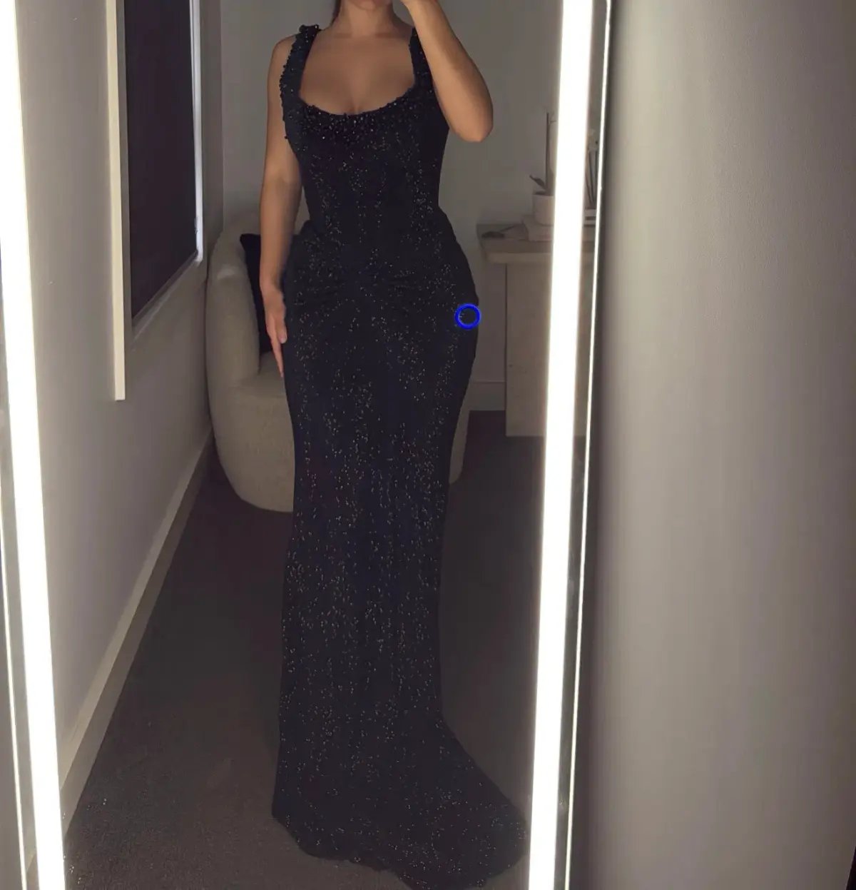 Lirika Vesa Vivienne Gown Black Size 6 photo 2